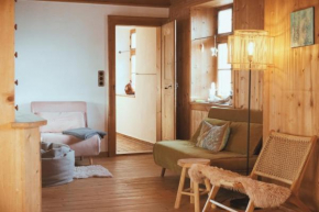 Alpen Lounge Leitzachtal - große urige Wohnung mit Dachterasse und Bergblick